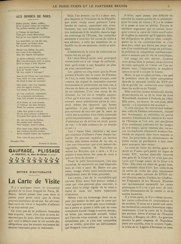 
						Affichage en mode lecture de la page
					