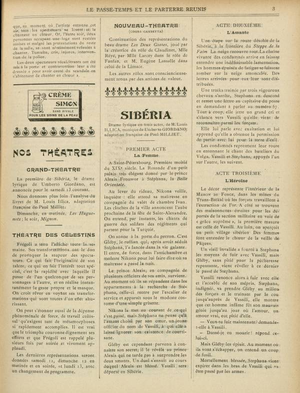 
						Affichage en mode lecture de la page
					