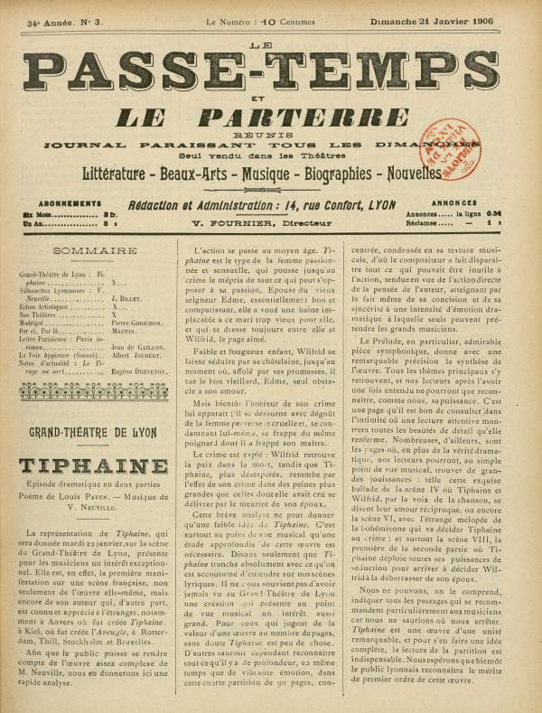 
						Affichage en mode lecture de la page
					