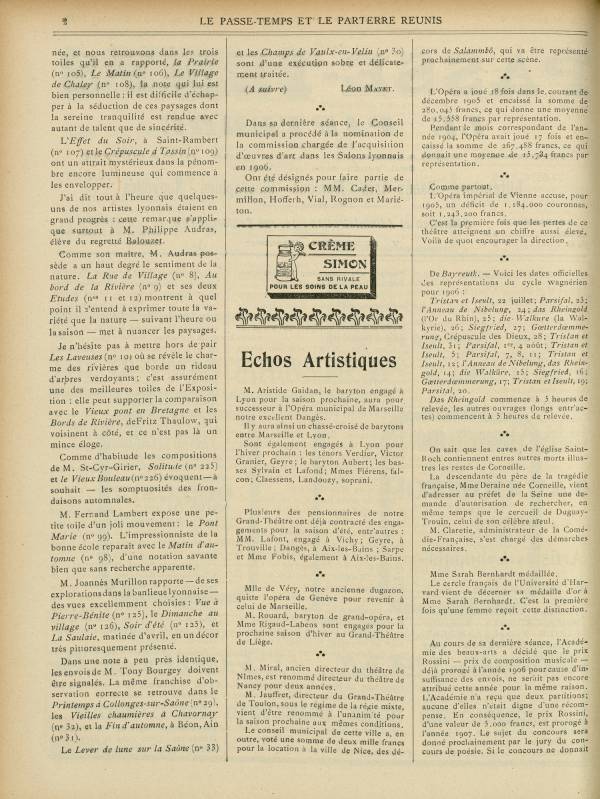 
						Affichage en mode lecture de la page
					