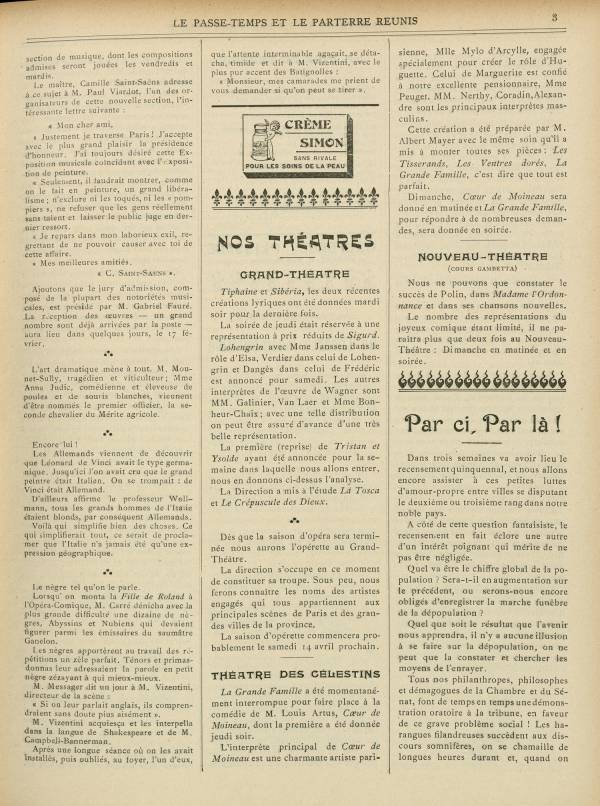 
						Affichage en mode lecture de la page
					