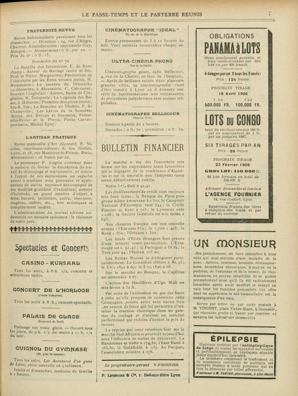 
						Affichage en mode lecture de la page
					
