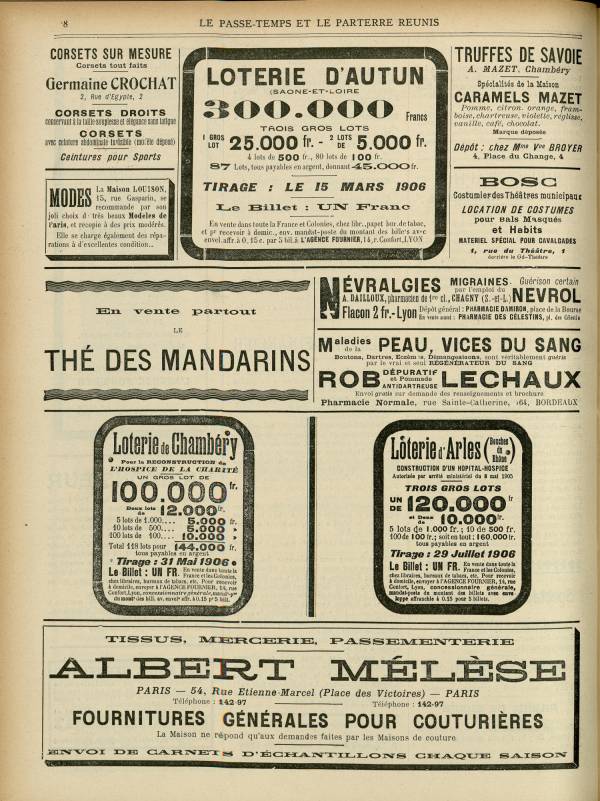 
						Affichage en mode lecture de la page
					