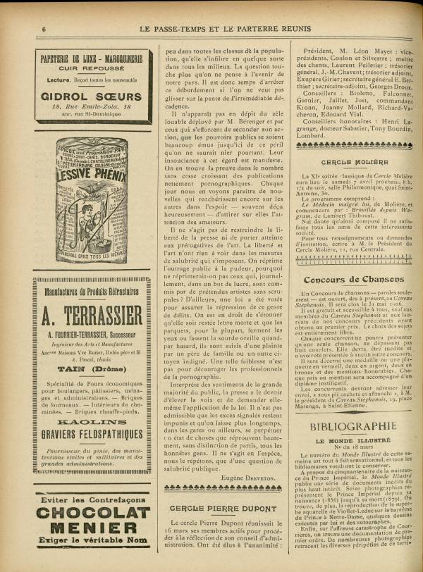 
						Affichage en mode lecture de la page
					
