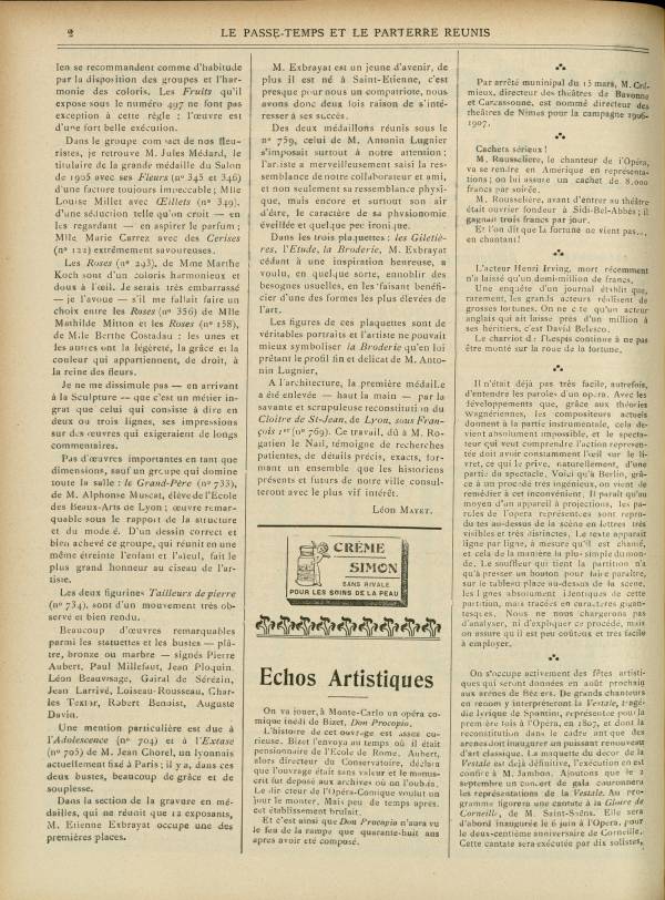 
						Affichage en mode lecture de la page
					