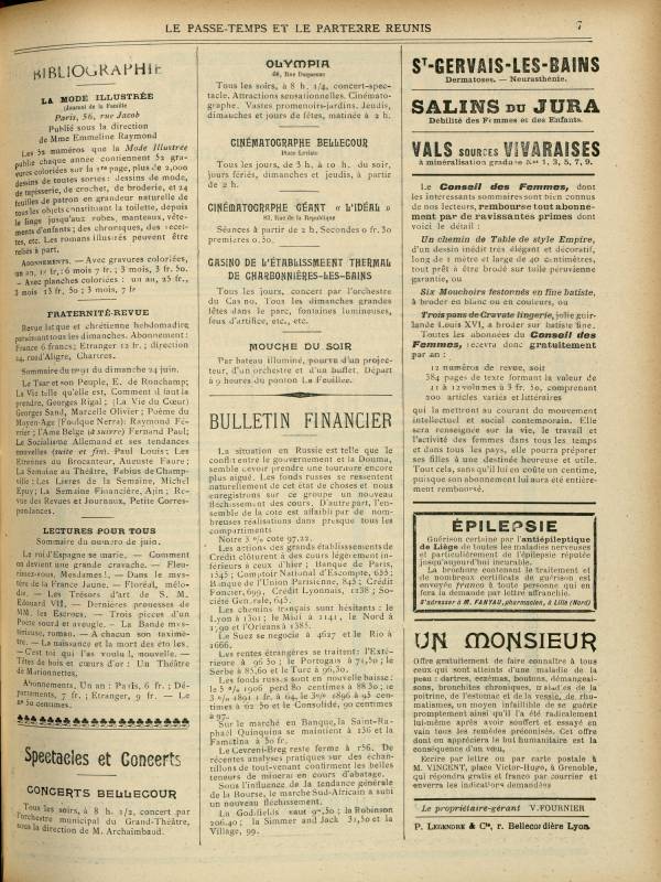 
						Affichage en mode lecture de la page
					