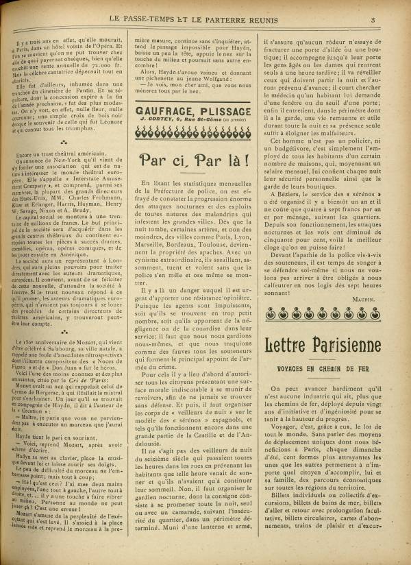 
						Affichage en mode lecture de la page
					