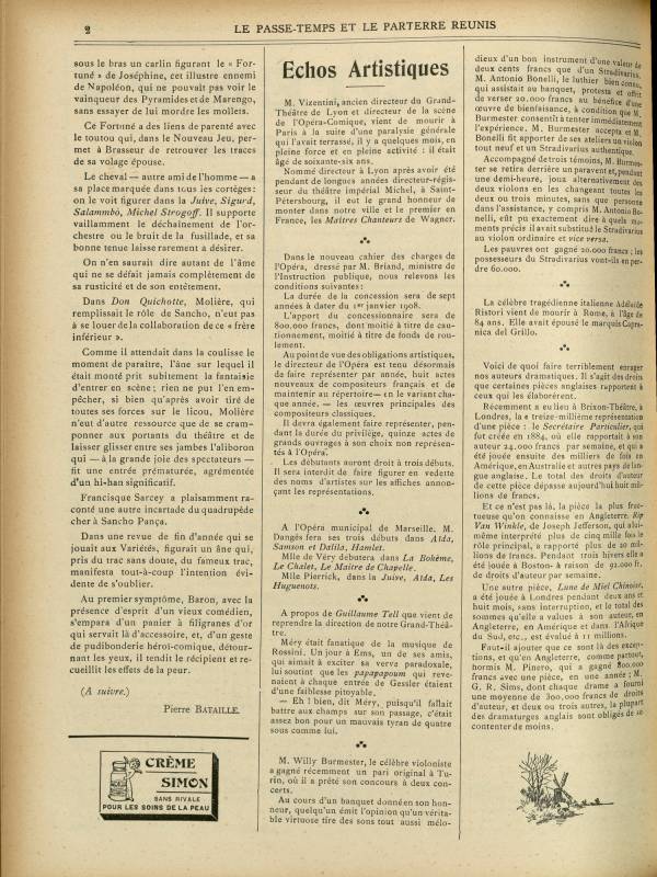 
						Affichage en mode lecture de la page
					