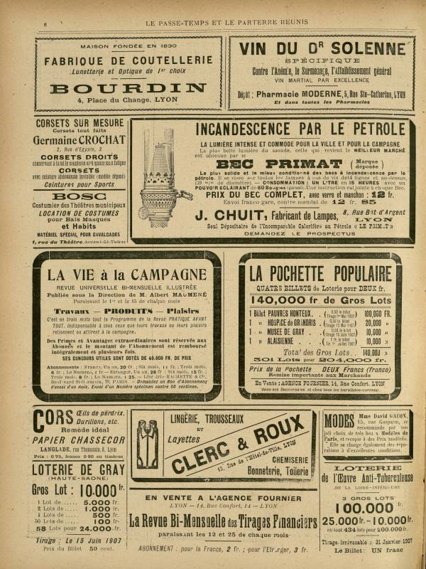 
						Affichage en mode lecture de la page
					