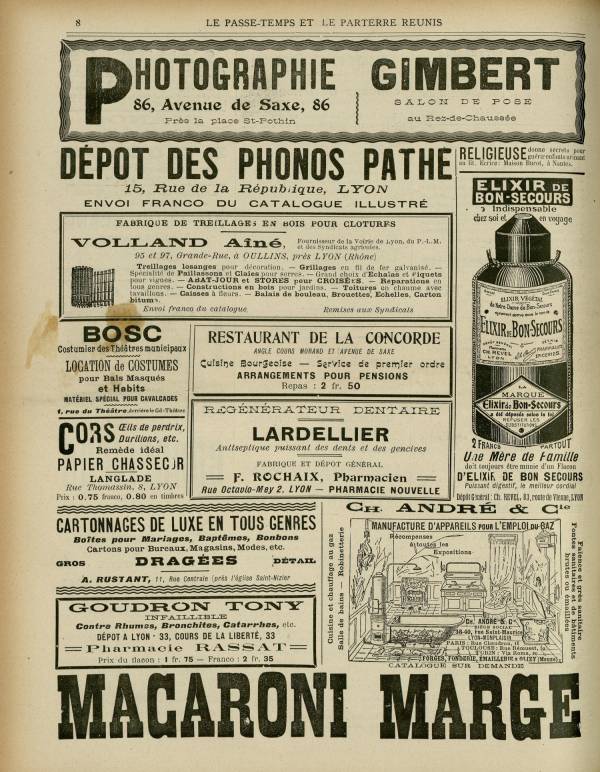 
						Affichage en mode lecture de la page
					