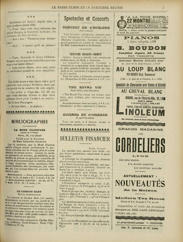 
						Affichage en mode lecture de la page
					