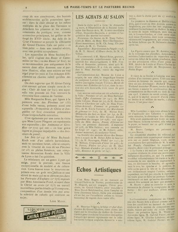 
						Affichage en mode lecture de la page
					