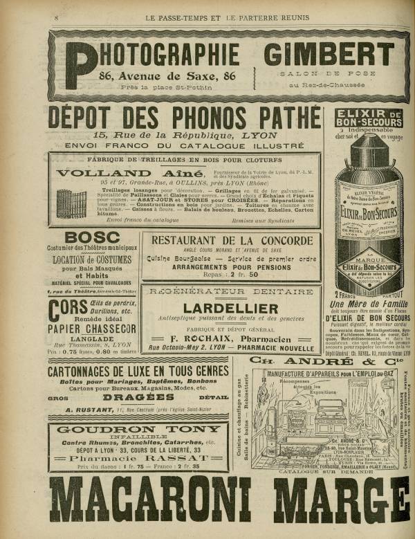 
						Affichage en mode lecture de la page
					