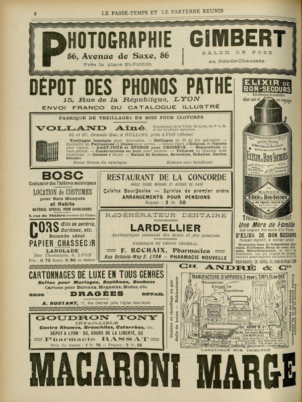 
						Affichage en mode lecture de la page
					