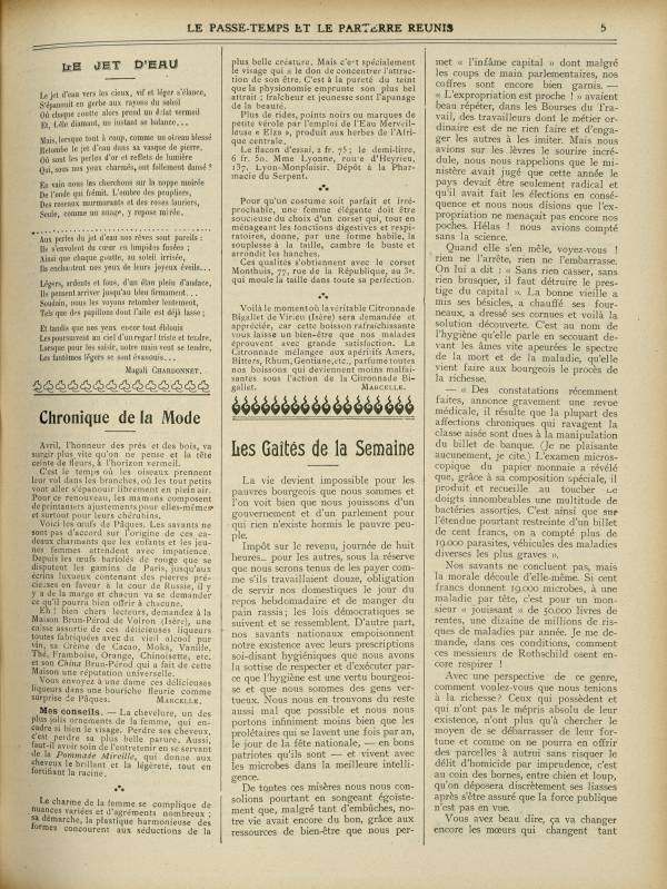 
						Affichage en mode lecture de la page
					