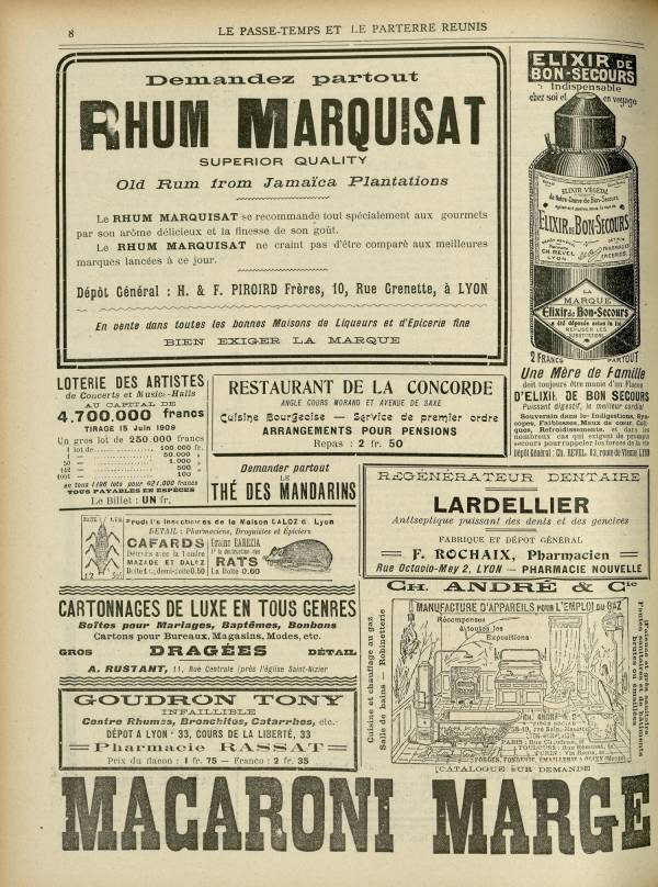 
						Affichage en mode lecture de la page
					