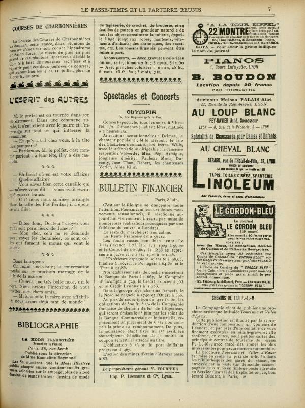 
						Affichage en mode lecture de la page
					