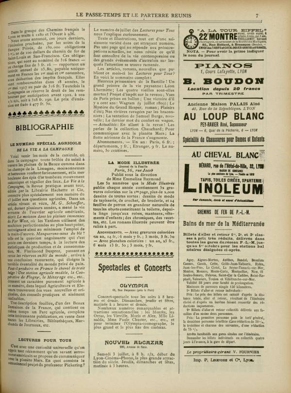 
						Affichage en mode lecture de la page
					