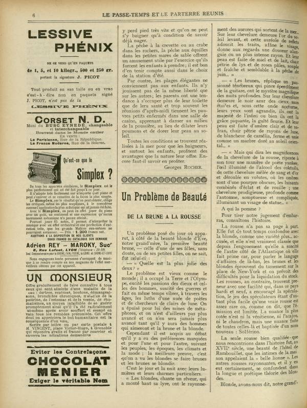 
						Affichage en mode lecture de la page
					
