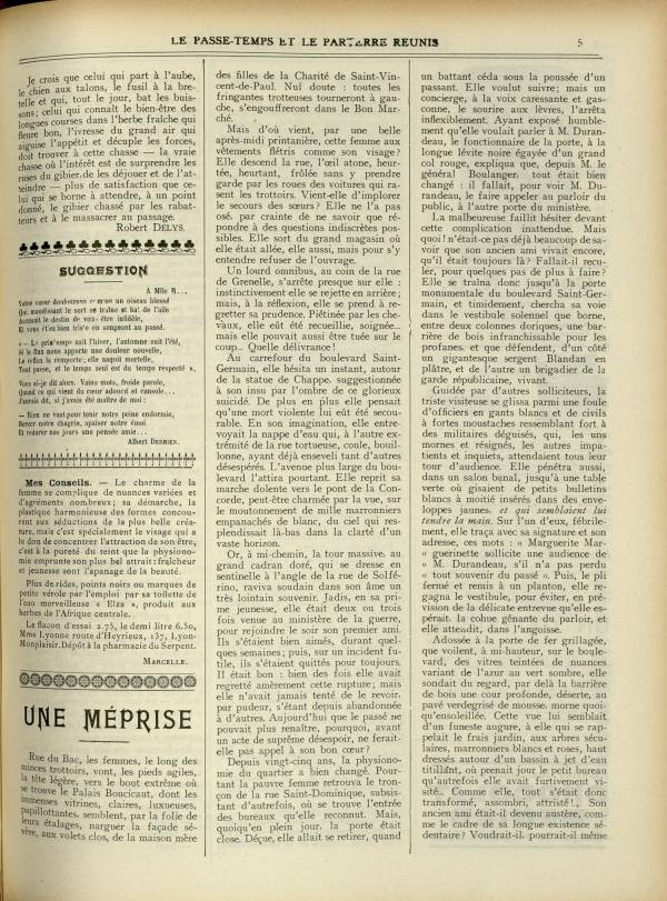 
						Affichage en mode lecture de la page
					