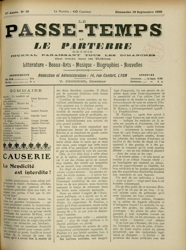 
						Affichage en mode lecture de la page
					