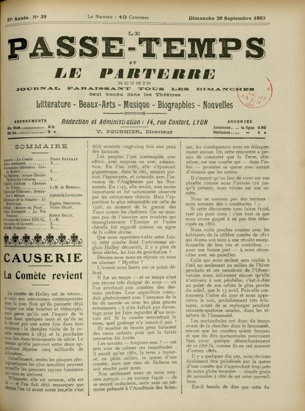 
						Affichage en mode lecture de la page
					