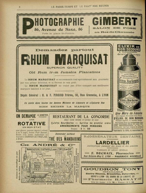 
						Affichage en mode lecture de la page
					