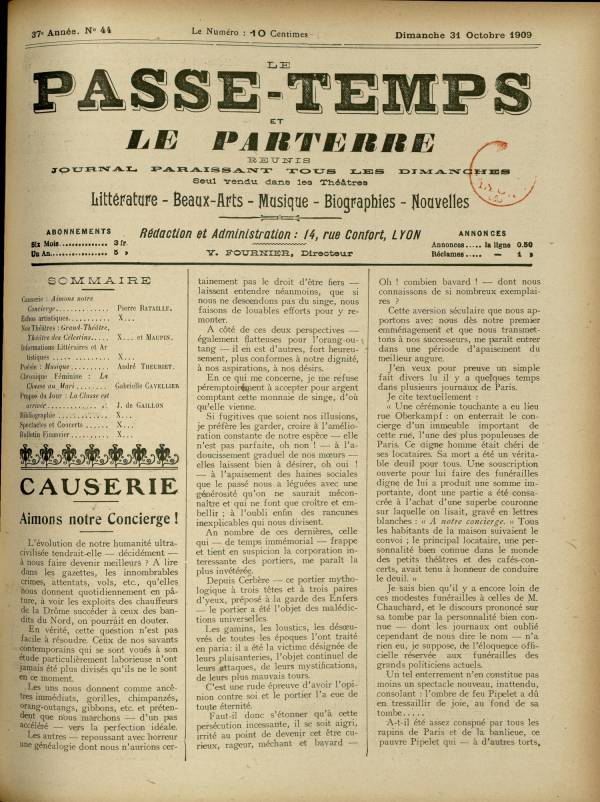 
						Affichage en mode lecture de la page
					