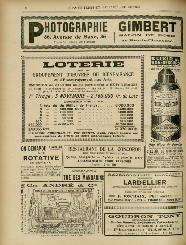 
						Affichage en mode lecture de la page
					