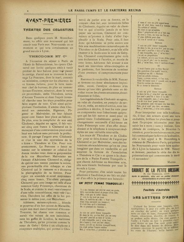 
						Affichage en mode lecture de la page
					