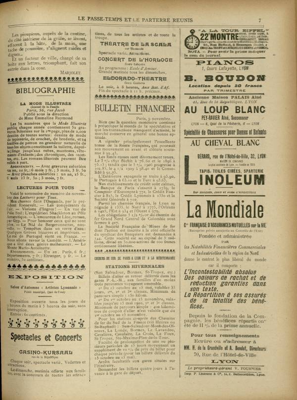 
						Affichage en mode lecture de la page
					