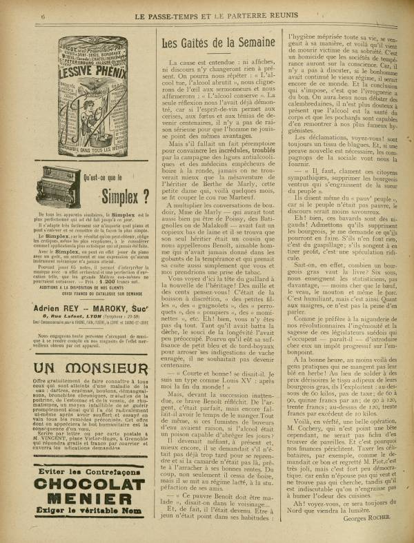 
						Affichage en mode lecture de la page
					