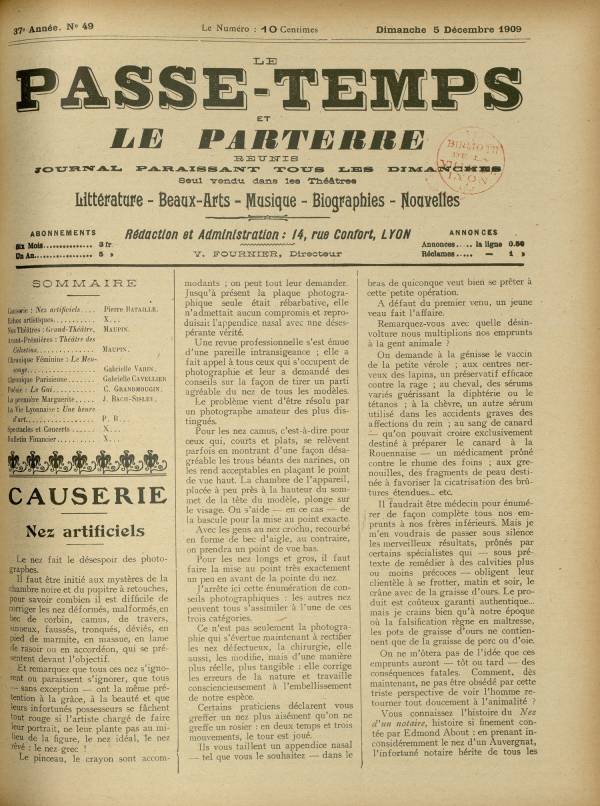 
						Affichage en mode lecture de la page
					