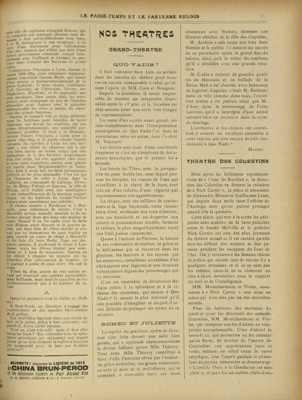 
						Affichage en mode lecture de la page
					