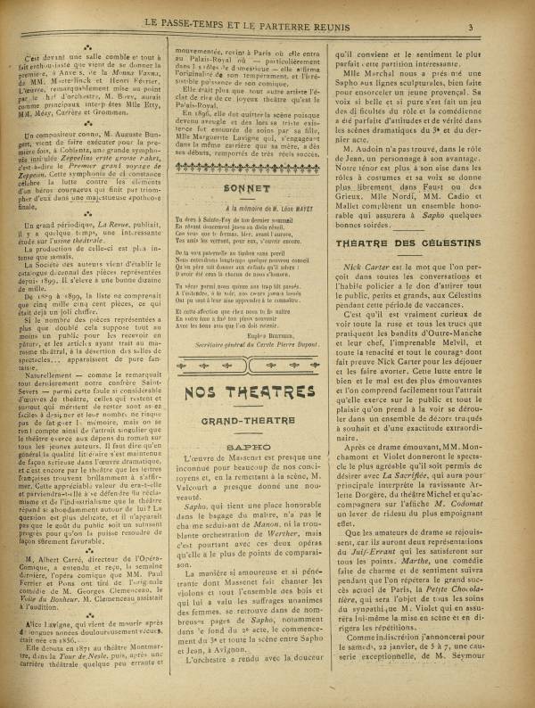 
						Affichage en mode lecture de la page
					