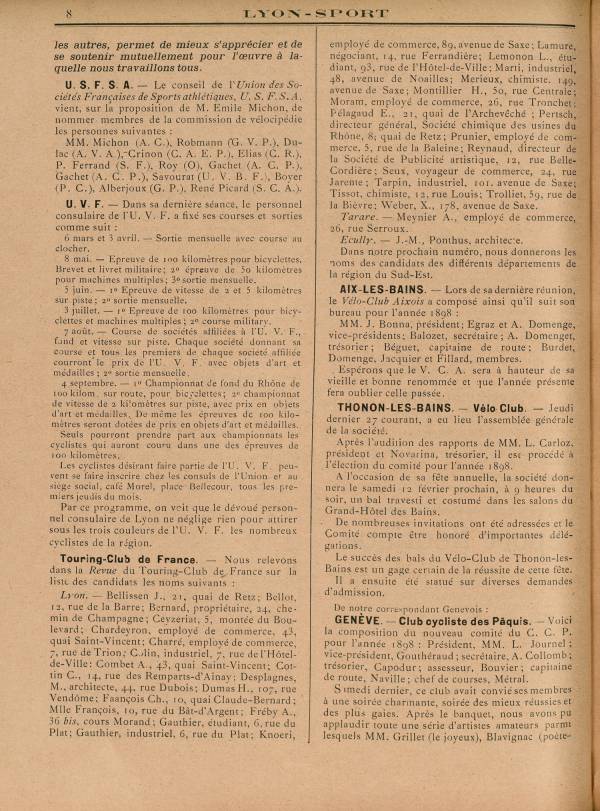
						Affichage en mode lecture de la page
					