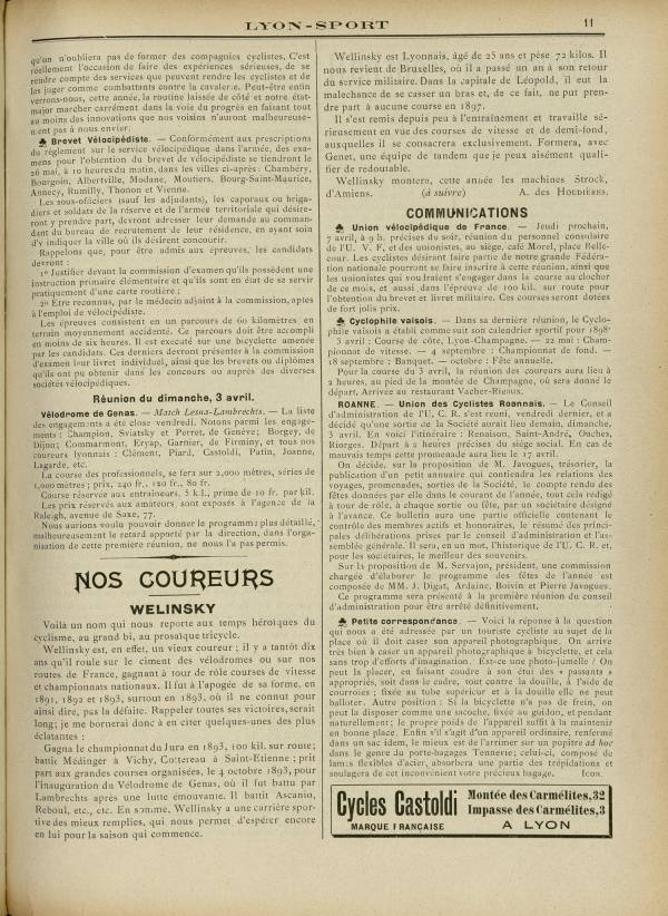 
						Affichage en mode lecture de la page
					