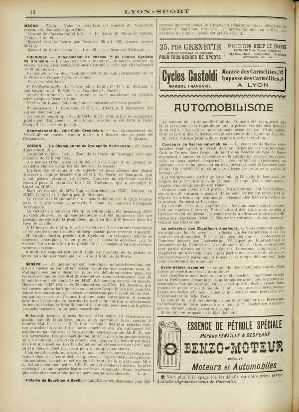 
						Affichage en mode lecture de la page
					