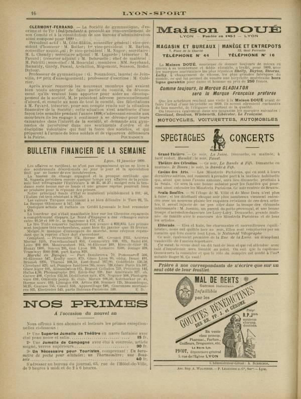 
						Affichage en mode lecture de la page
					