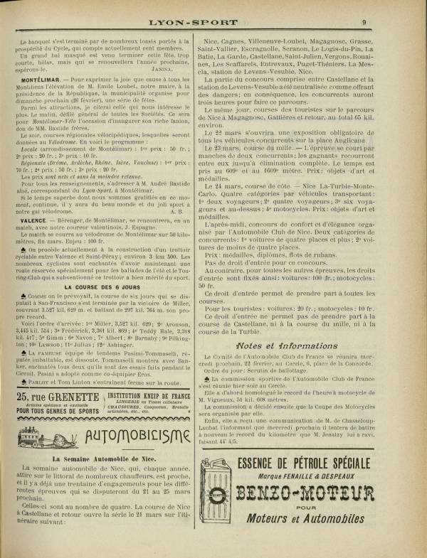 
						Affichage en mode lecture de la page
					