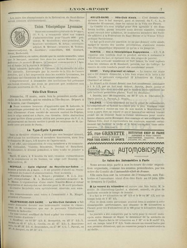 
						Affichage en mode lecture de la page
					