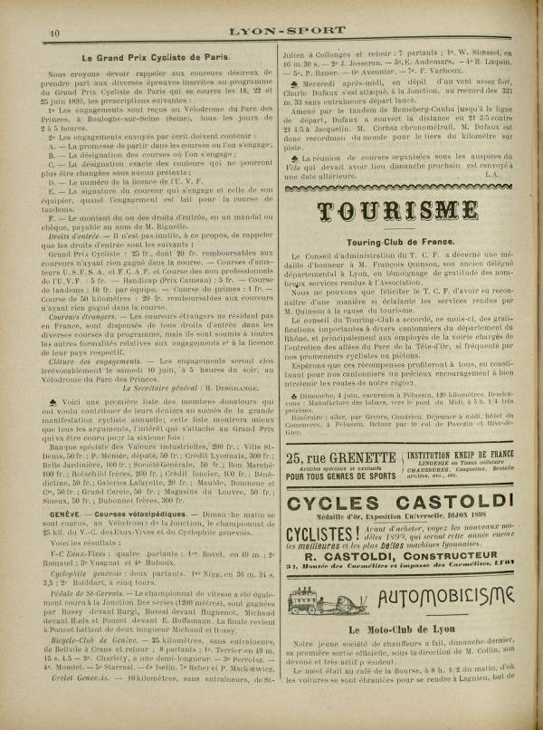 
						Affichage en mode lecture de la page
					