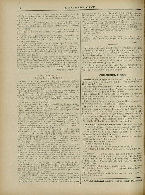
						Affichage en mode lecture de la page
					