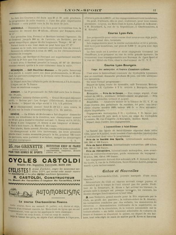 
						Affichage en mode lecture de la page
					