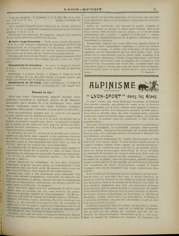 
						Affichage en mode lecture de la page
					