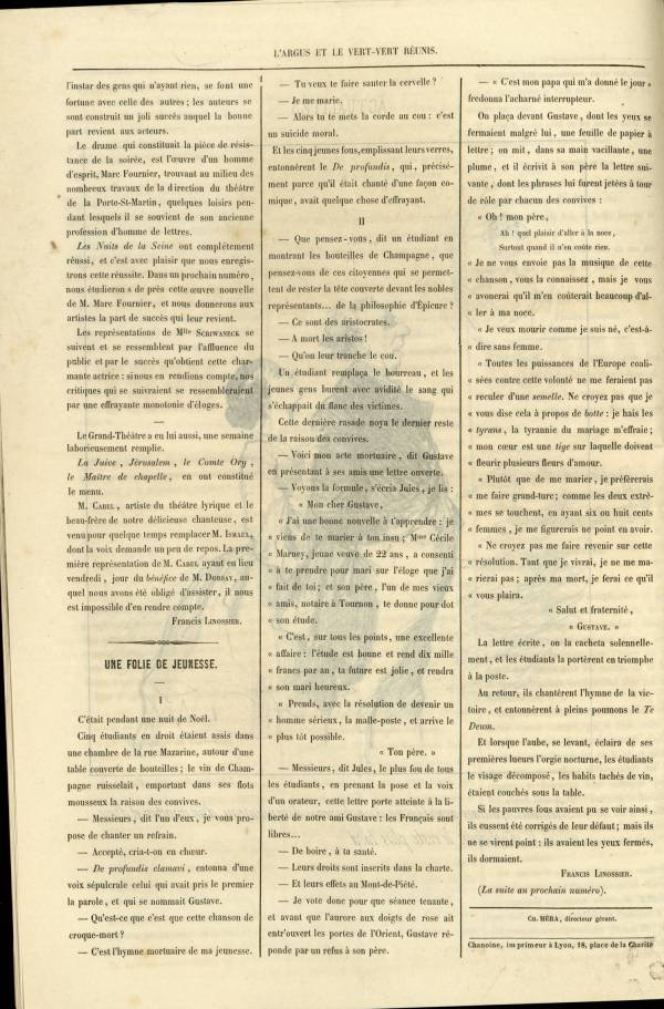 
						Affichage en mode lecture de la page
					