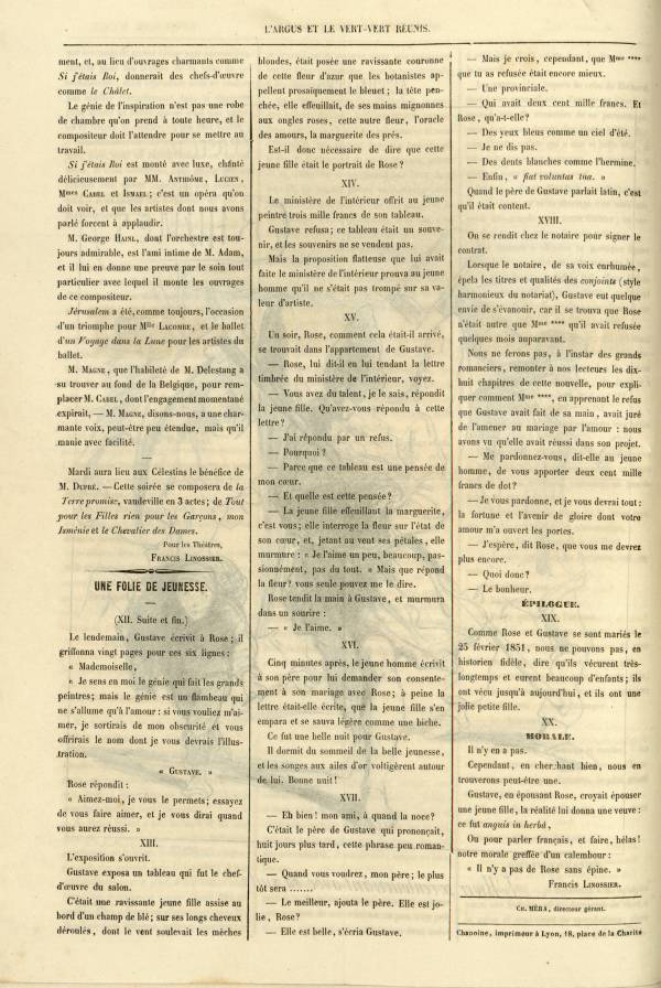 
						Affichage en mode lecture de la page
					