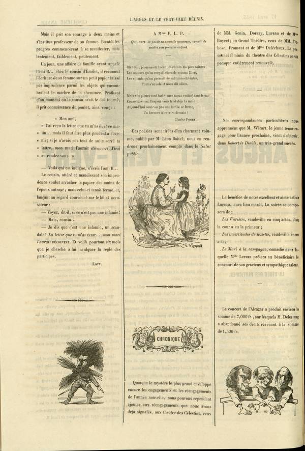 
						Affichage en mode lecture de la page
					