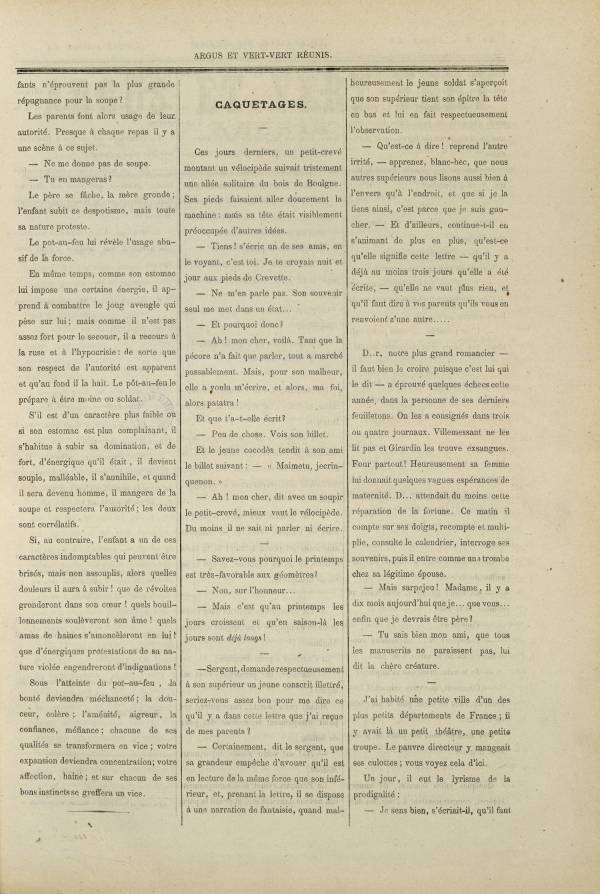 
						Affichage en mode lecture de la page
					
