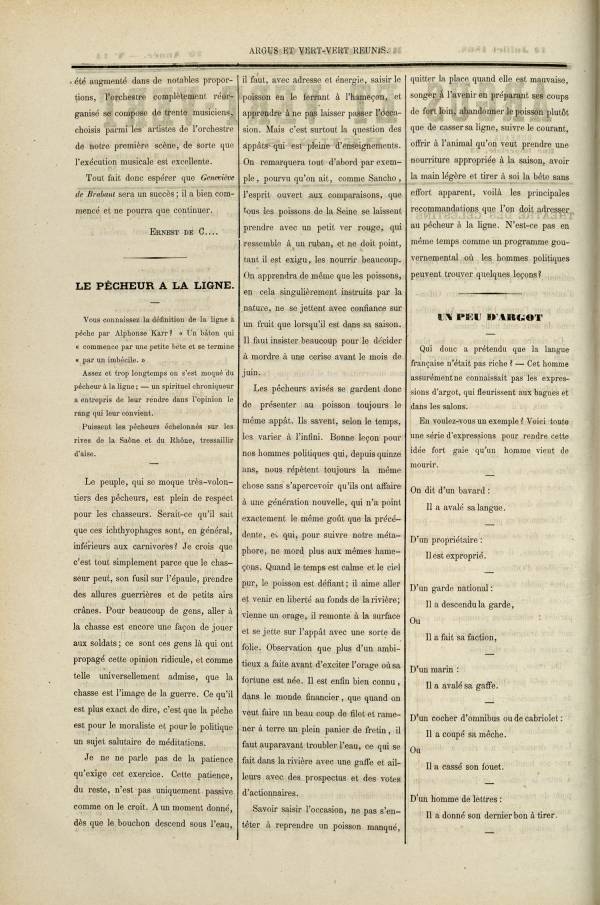 
						Affichage en mode lecture de la page
					